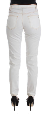 Denim chic bianco slim fit