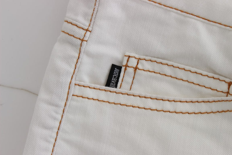 Denim chic bianco slim fit