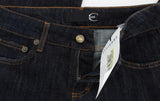 Jeans designer chic blu dritti.