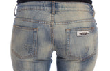 Jean bleu bootcut élégant mince