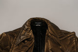 Elegante Bronze-Doppelbrustjacke