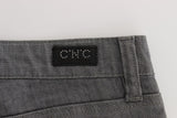 Jeans designer magico grigio grigio chic