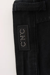 Sleek Slim Fit Designer Jeans en Black Classic