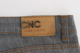 Jeans de ajuste regular gris elegante