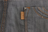 Jeans de ajuste regular gris elegante