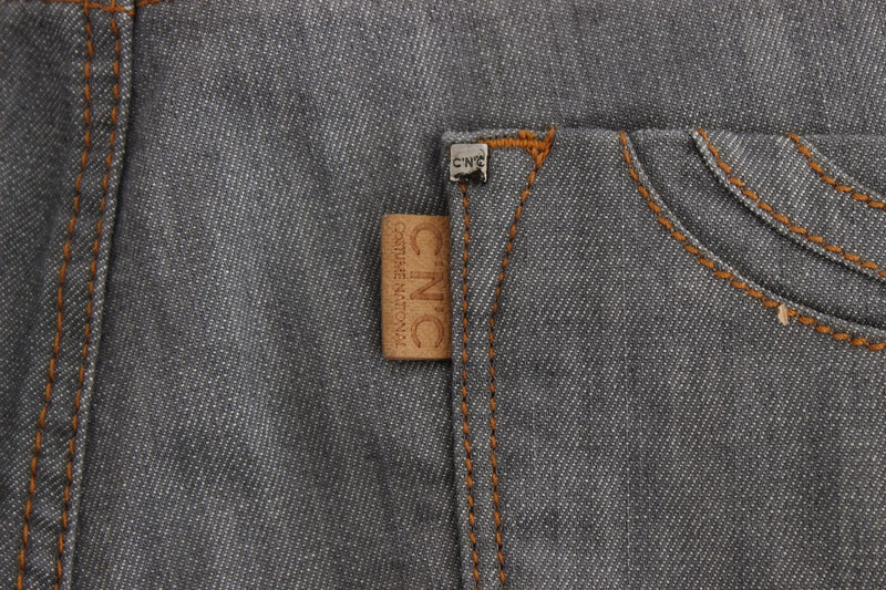 Jeans en ajustement régulier gris élégant