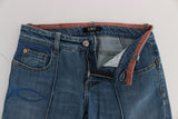 Chic Slim Fit Blue Jeans für die moderne Frau