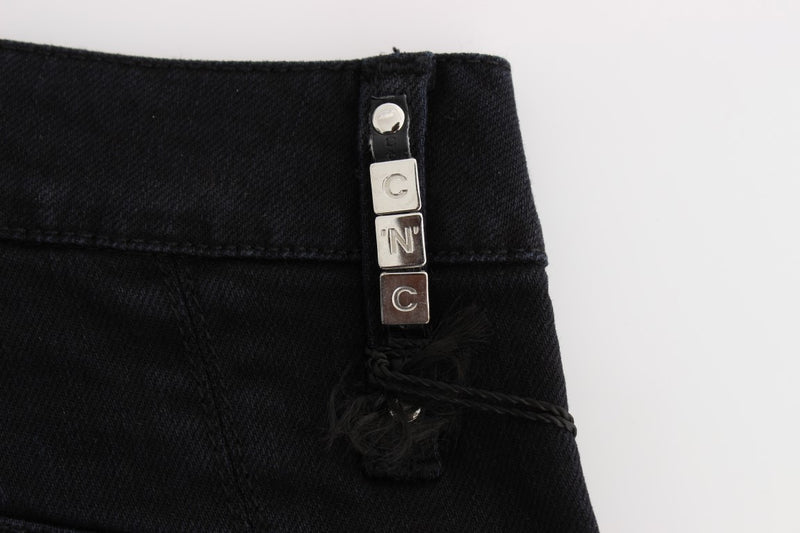 Jeans in denim nero eleganti in forma slim