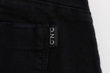 Sleek Slim Fit Black Denim Jeans