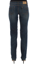 Chic Blue Simple Fit Designer Jeans