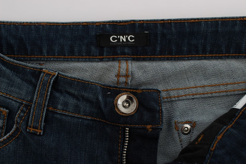 Jeans de créateurs de Fit Blue Chic Blue