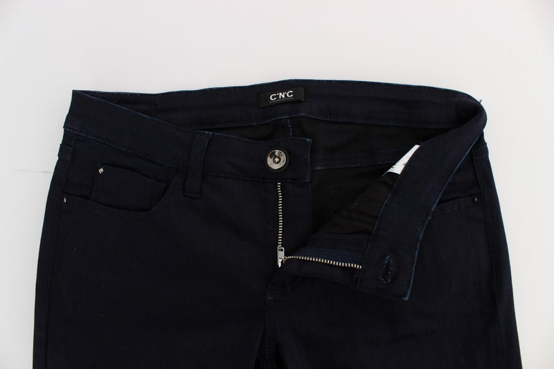 Chic Slim Fit Designer Denim Freude