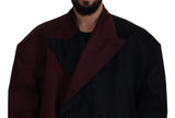 Elegante Bordeaux-Doppelbrustjacke