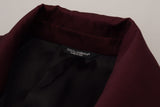 Elegante Bordeaux-Doppelbrustjacke