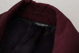 Elegante Bordeaux-Doppelbrustjacke