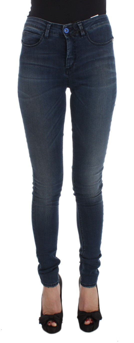 Sleek Slim Fit Jeans de diseñador italiano