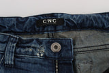 Denim chic blu regolare blu