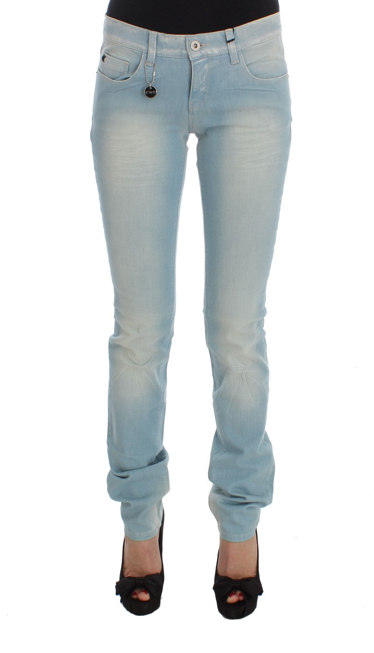 Jeans blu super sottili chic