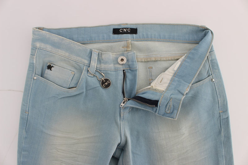 Jeans blu super sottili chic