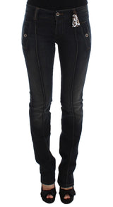 Chic Slim Fit Italienische Baumwolljeans