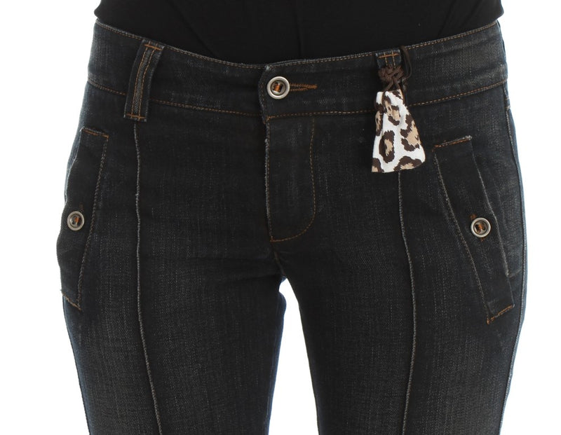 Chic Slim Fit Jeans italiano de algodón