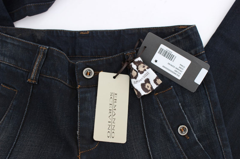 Chic Slim Fit Jeans italiano de algodón