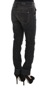 Jeans de lavado grises elegantes de Fit Slim Fit