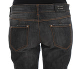 Jeans de lavage gris chic slim fit