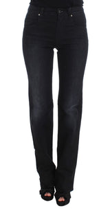 Jeans de denim de bootcut slim chic