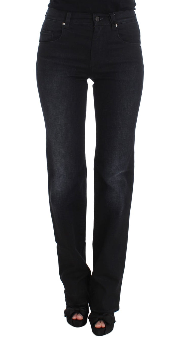 Jeans de mezclilla elegante de fit delgada