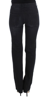 Jeans de mezclilla elegante de fit delgada