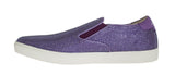 Sneakers de mode à la ferme violette élégante