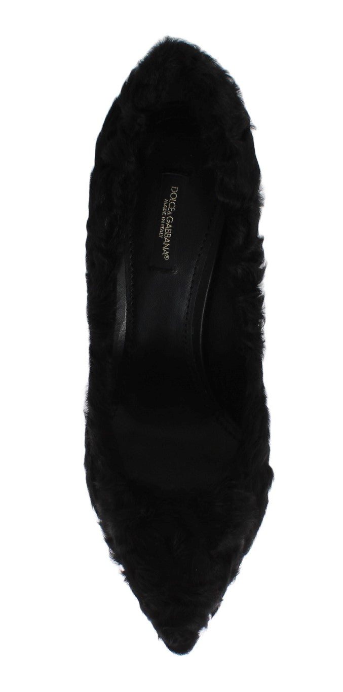 Bombas elegantes en Luxe Xiangao Fur Leather