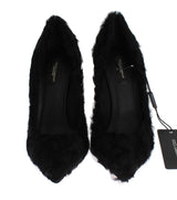 Bombas elegantes en Luxe Xiangao Fur Leather