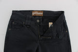 Eleganti jeans in denim slim fit con bootcut