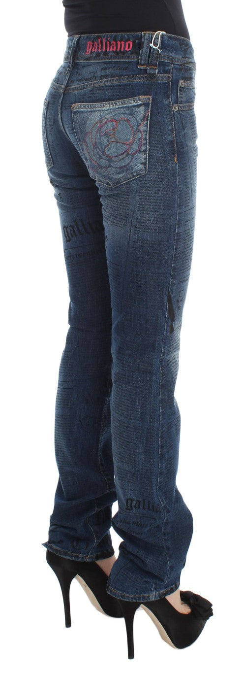 Elegante schlanke Bootcut -Jeans Jeans