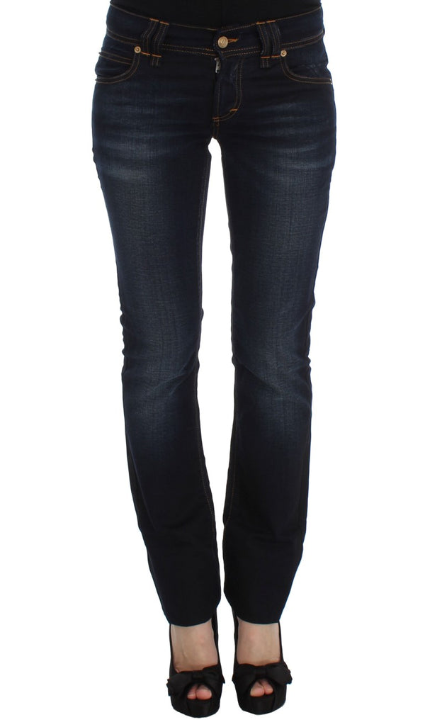 Elegante schlanke Fit -Designerjeans