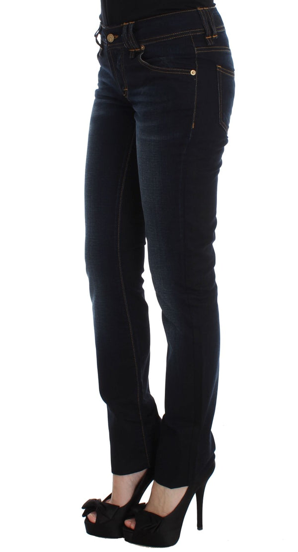 Elegante schlanke Fit -Designerjeans