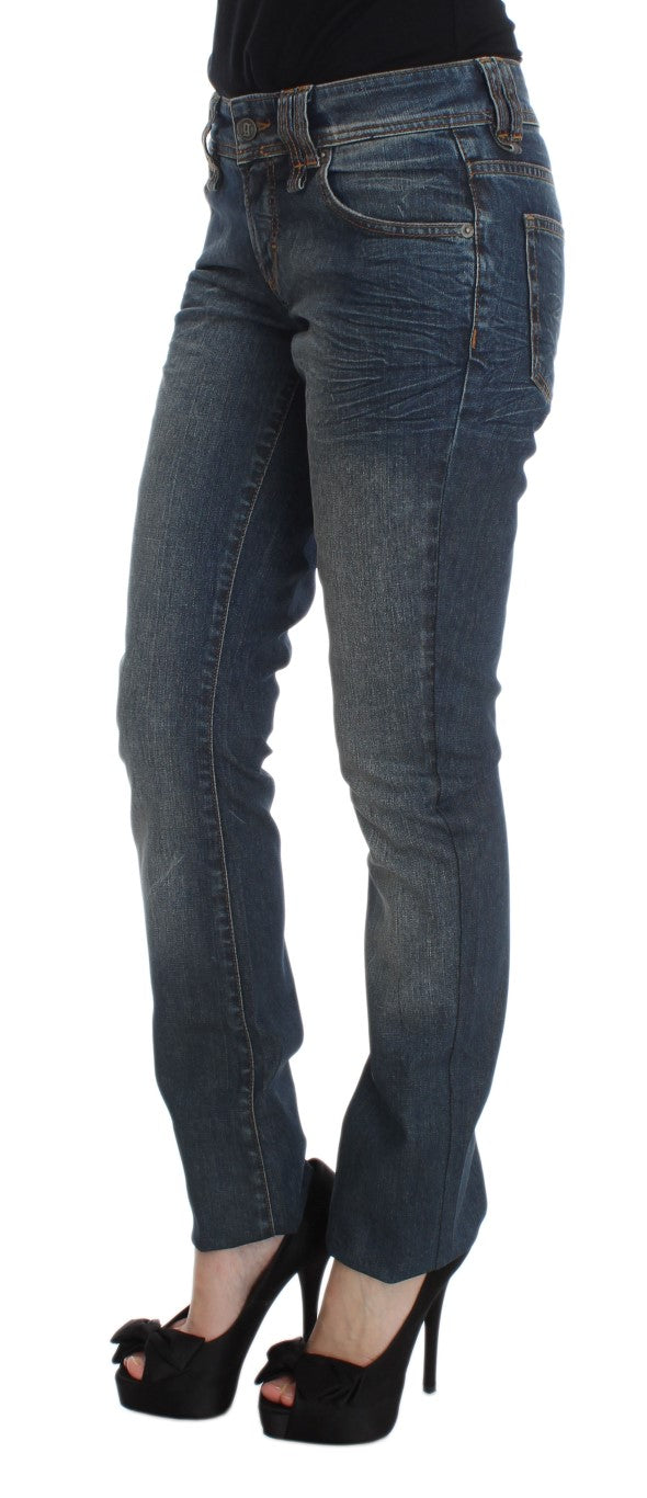 Jeans azules de fit chic slim