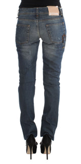 Jeans azules de fit chic slim