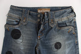 Jeans Bootcut chic Slim Fit en Blue Wash