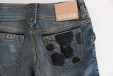 Jeans Bootcut chic Slim Fit en Blue Wash