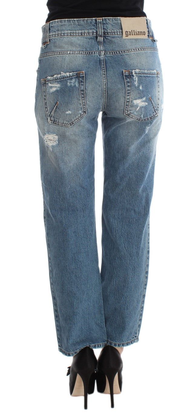 Chic Boyfriend Blue Wash Jeans