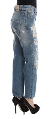 Jeans blu da ragazzo chic