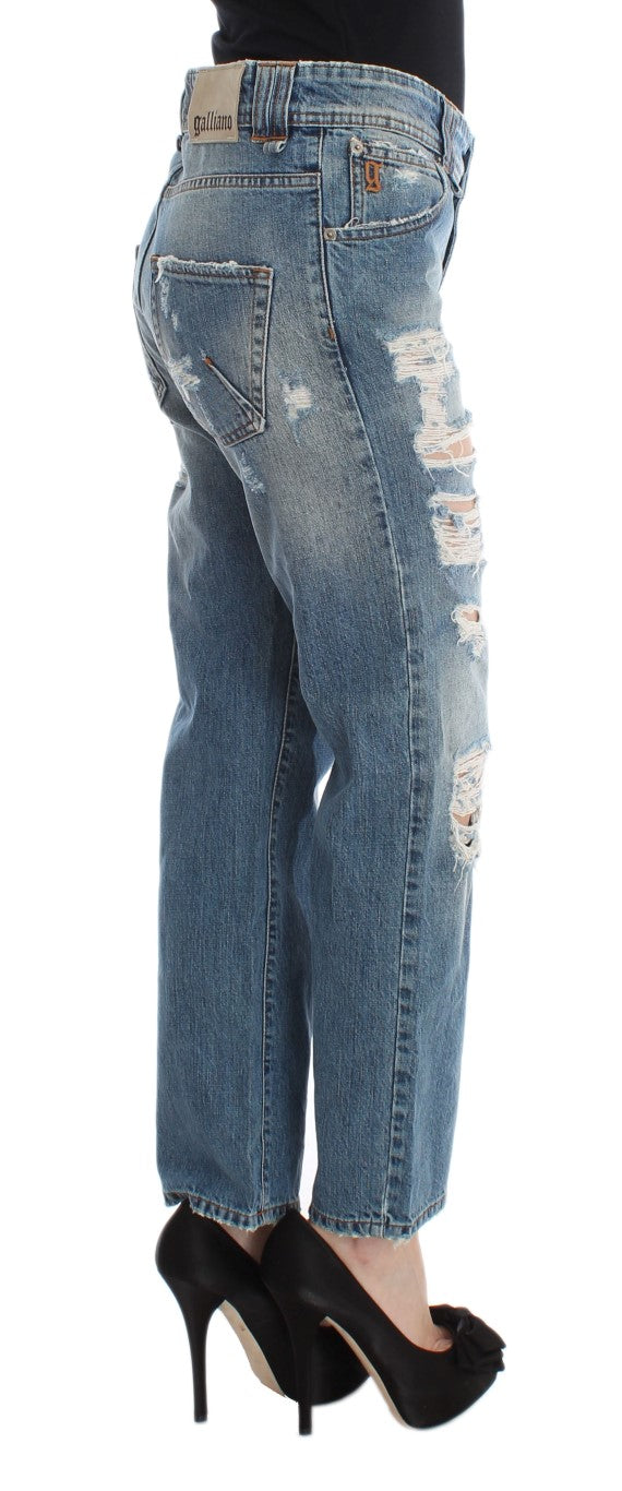 Jeans blu da ragazzo chic