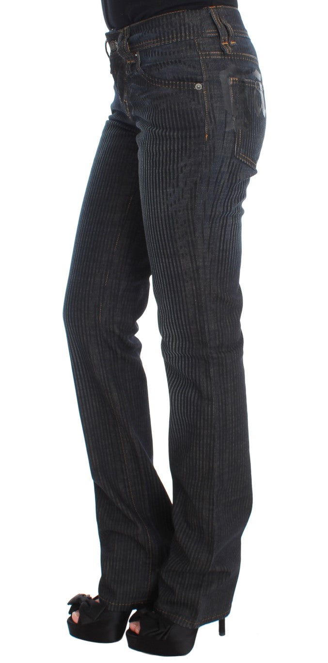 Jeans de créateurs de bootcut chic slim slim