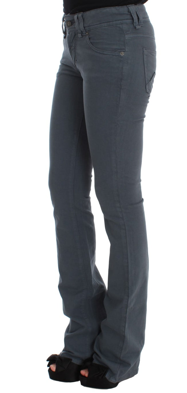 Elegante schlanke Fit -Bootcut -Jeans