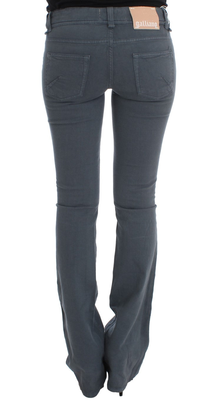 Elegante schlanke Fit -Bootcut -Jeans