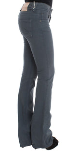 Elegante schlanke Fit -Bootcut -Jeans