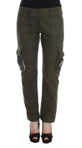 Pantalon de cargaison vert chic pour style sans effort